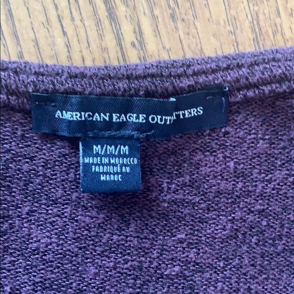 American eagle long sleeve open back blouse M - Picture 3 of 3
